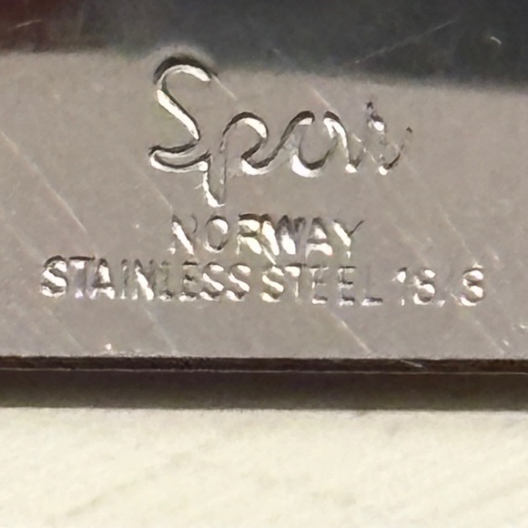 Vintage Spar Cheese Slicer 8-1/2" Norway MCM Teak Wood Handle Stainless Steel - Picture 2 of 3